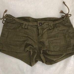 Olive and khaki cotton Zco Jeans short